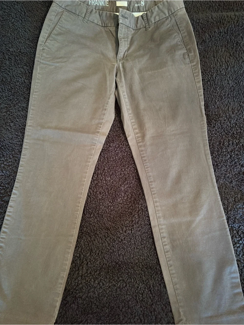 J. Crew women’s  Stretch Chinos in Dark gray
